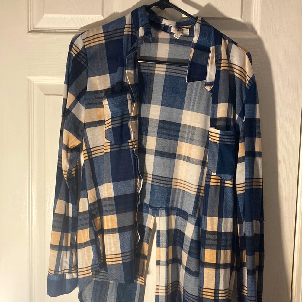 plaid long sleeve